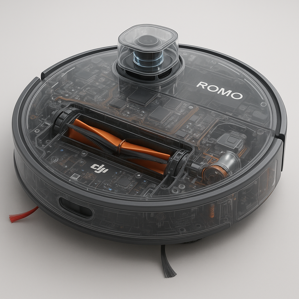 AIガジェット: DJIのロボット掃除機Romoの魅力と特徴を解説