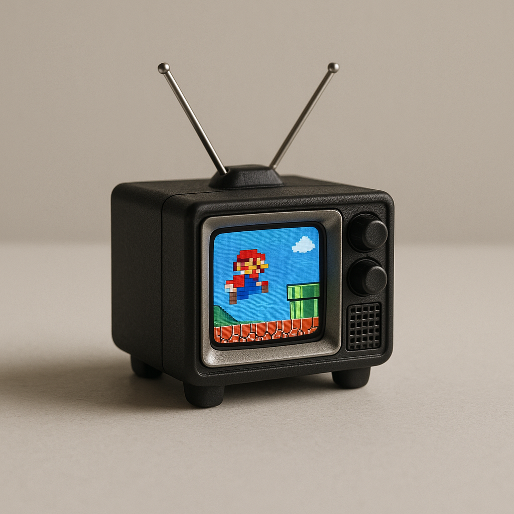 AIガジェット: 指先サイズのミニレトロTV「TinyTV 2」の魅力とは